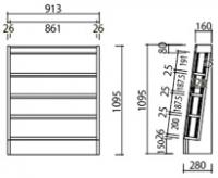 木製文庫・新書用片面1連