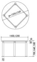 閲覧テーブル・丸型