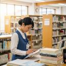 蔵書点検作業